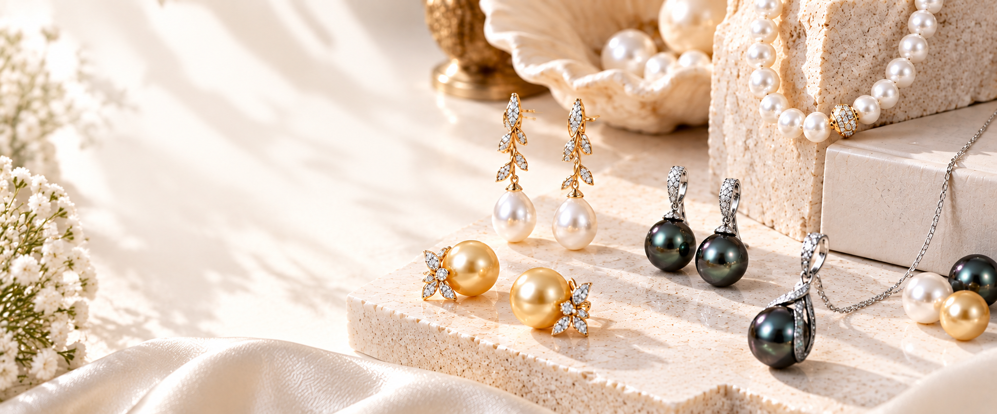Fine pearl jewelry manufacturer and custom pearl jewelry design
